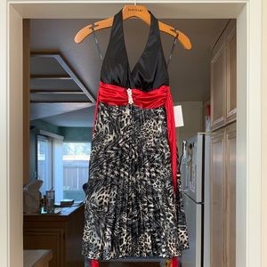 Junior/Woman’s Leopard Cocktail Dress